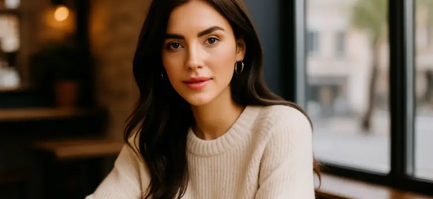 Мария Лебедева — консультант по знакомствам, фотография в уютном кафе