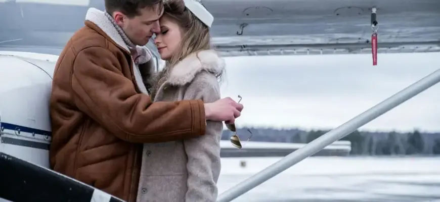 Ошибки в переписке, которые “убивают” интерес — пара обнимается на улице в холодную погоду